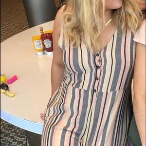 Striped Jumpsuit